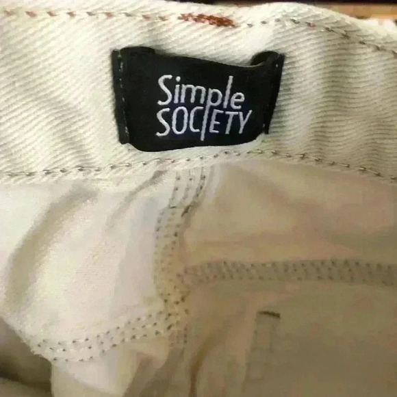 Simple Society Beige Cream Jeans 11/30 - Picture 10 of 10